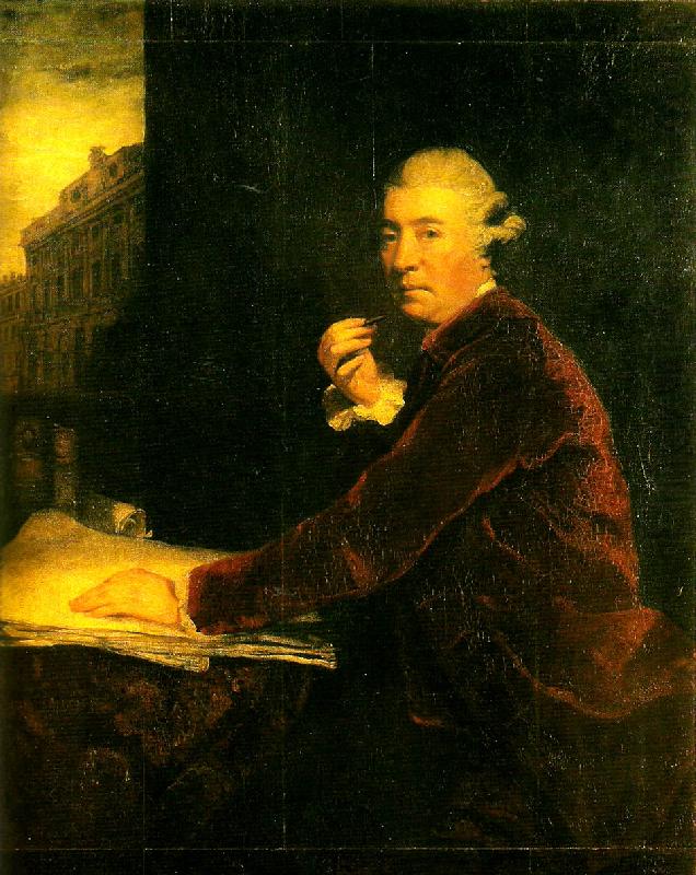 Sir Joshua Reynolds sir william chambers ra china oil painting image